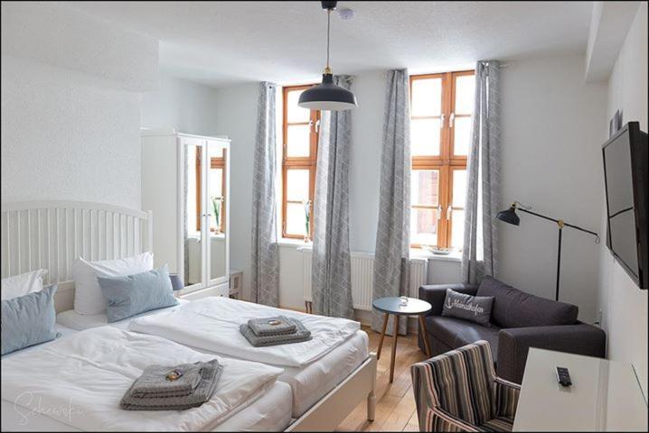 Markt Eins Gaestezimmer Schoppenstedt Eksteriør bilde
